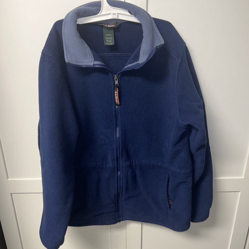 LL Bean Full Zip Blue Size Small‎ Womens Warm Nice Winter Jacket